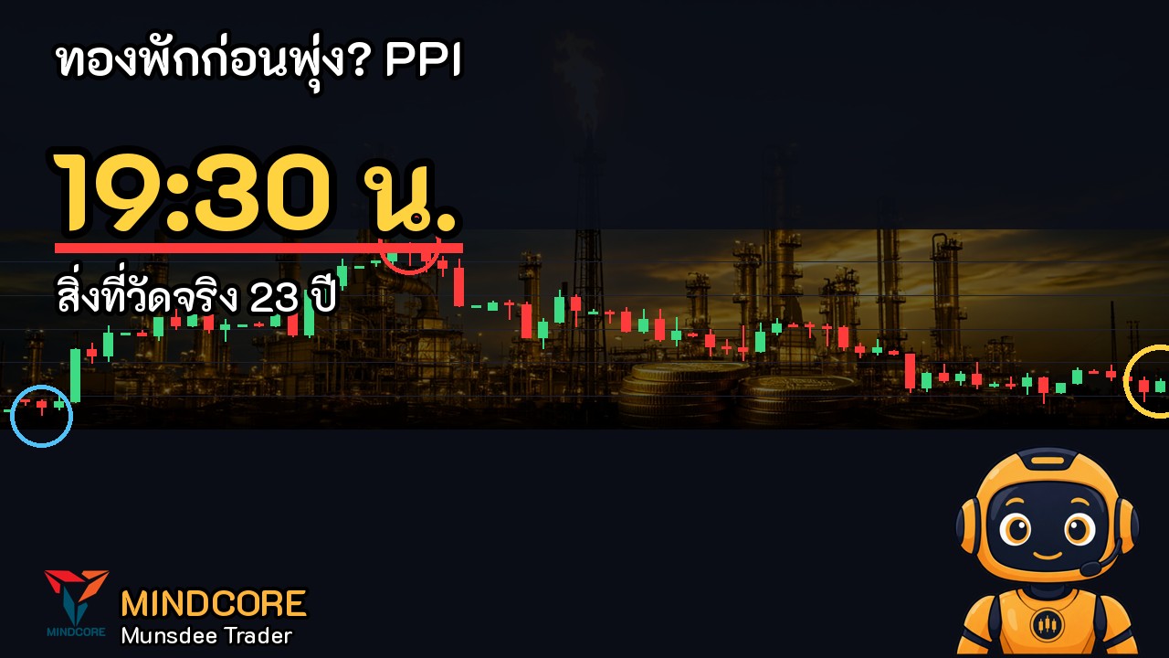 ทองคำวันนี้ 4,158 (+1.12%) เทรนด์ไซด์เวย์ขึ้น เตรียมรับมือ Core PPI คืนนี้