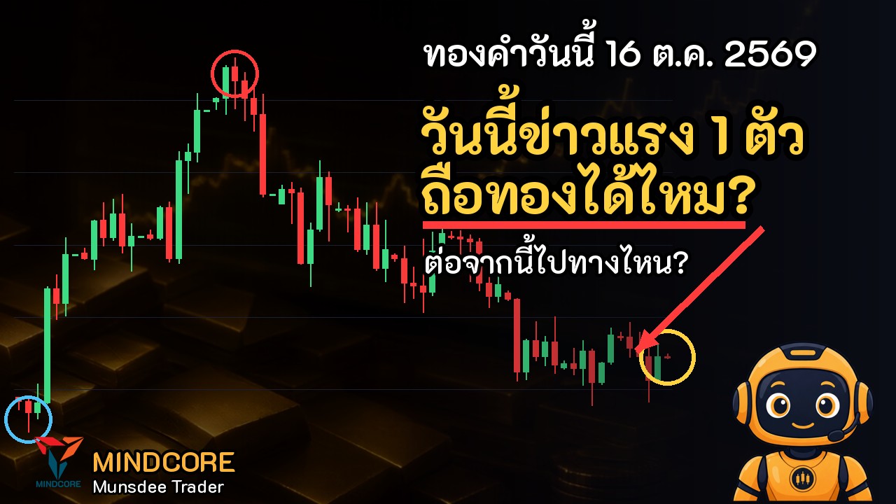 ทองคำวันนี้ 16 ต.ค. 2569: XAU/USD 4,155 กรอบ 24 ชม. 4,130–4,178