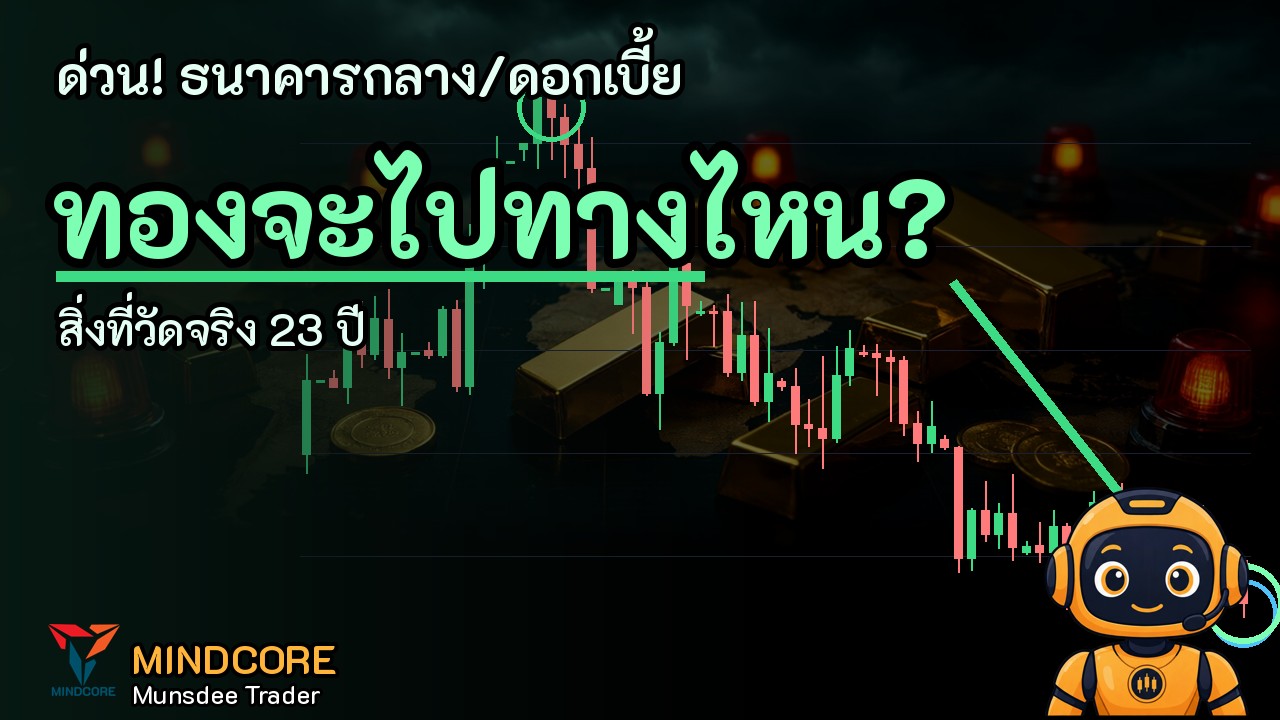 ทองร่วง 1.28% วันนี้ ดอลลาร์แข็ง ดอกเบี้ย Fed ขึ้นต่อ? สัญญาณตลาดชัดเจน.